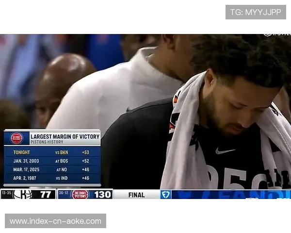 活塞130-77狂胜篮网53分,坎宁安30+8+10准三双带队创赛季最大分差 活塞130-77狂胜篮网53分,坎宁安30+8+10准三双带队创赛季最大分差